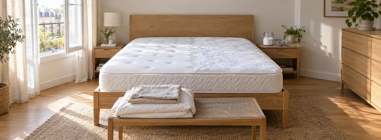 Matras schoonmaken: vlekken, urine, zweet en huisstofmijt