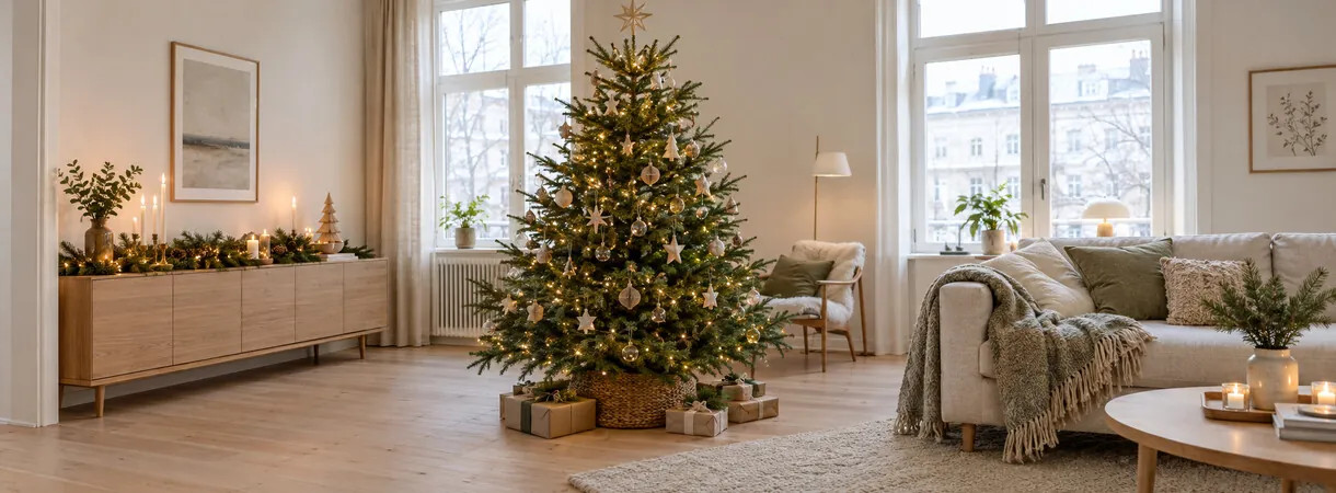 Kerstversiering in huis: ideeën voor elke kamer
