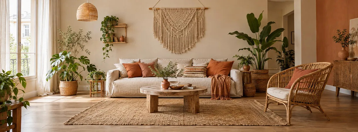 Bohemian interieur: kleuren, materialen en ideeën in boho stijl
