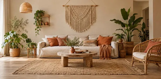 Bohemian interieur: kleuren, materialen en ideeën in boho stijl