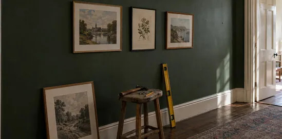 Schilderij ophangen: juiste hoogte, boren en zonder boren