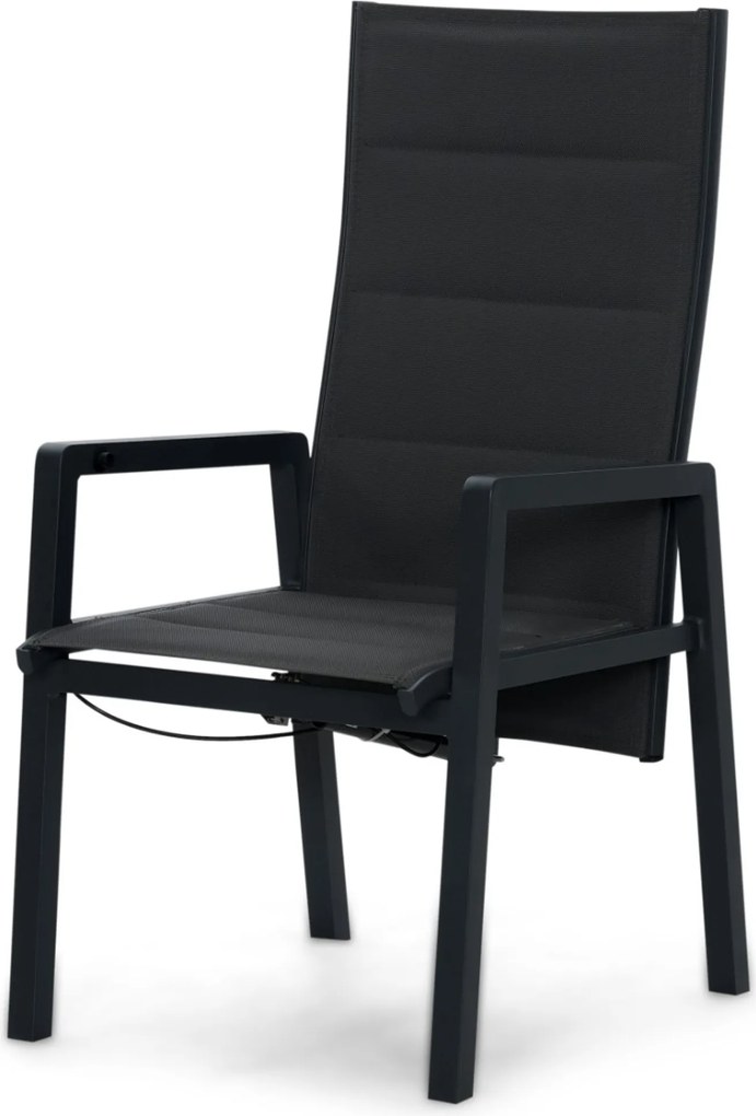 Tuinset 4 personen 909 cm Aluminium Grijs Lifestyle Garden Furniture Essence/Creta