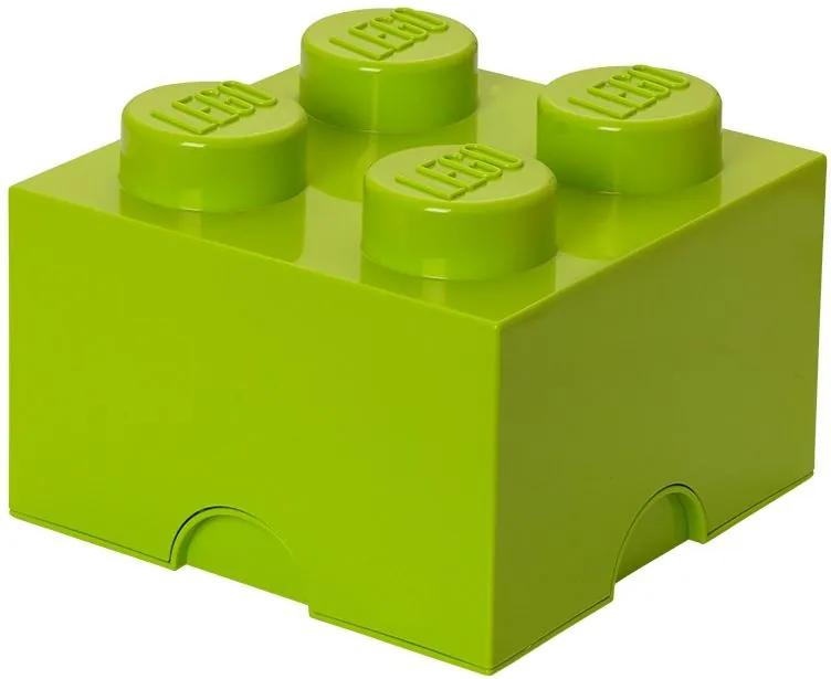 Opbergbox LEGO DESIGN brick 4 zand groen SAND
