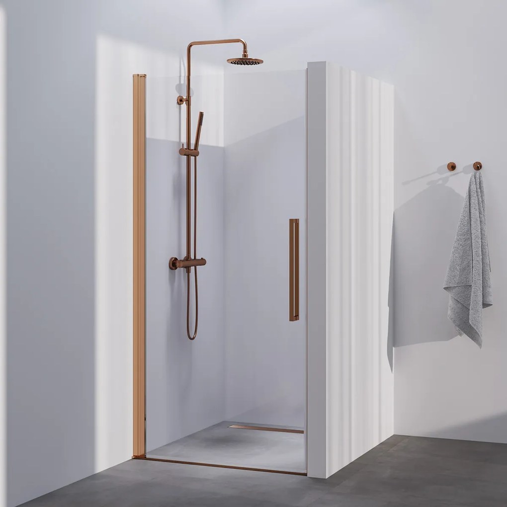 Brauer Season nisdeur met draaideur 100cm koper