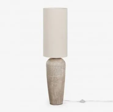 Staande Lamp Van Keramiek Arondir Gebroken Wit - Sklum