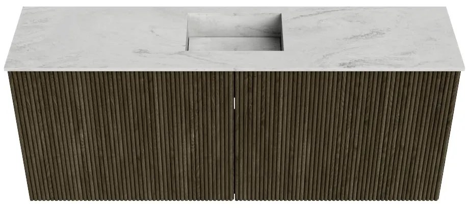 Mondiaz Joya DLux 100cm toiletmeubel shadow met wastafel faye midden 1 kraangat opalo
