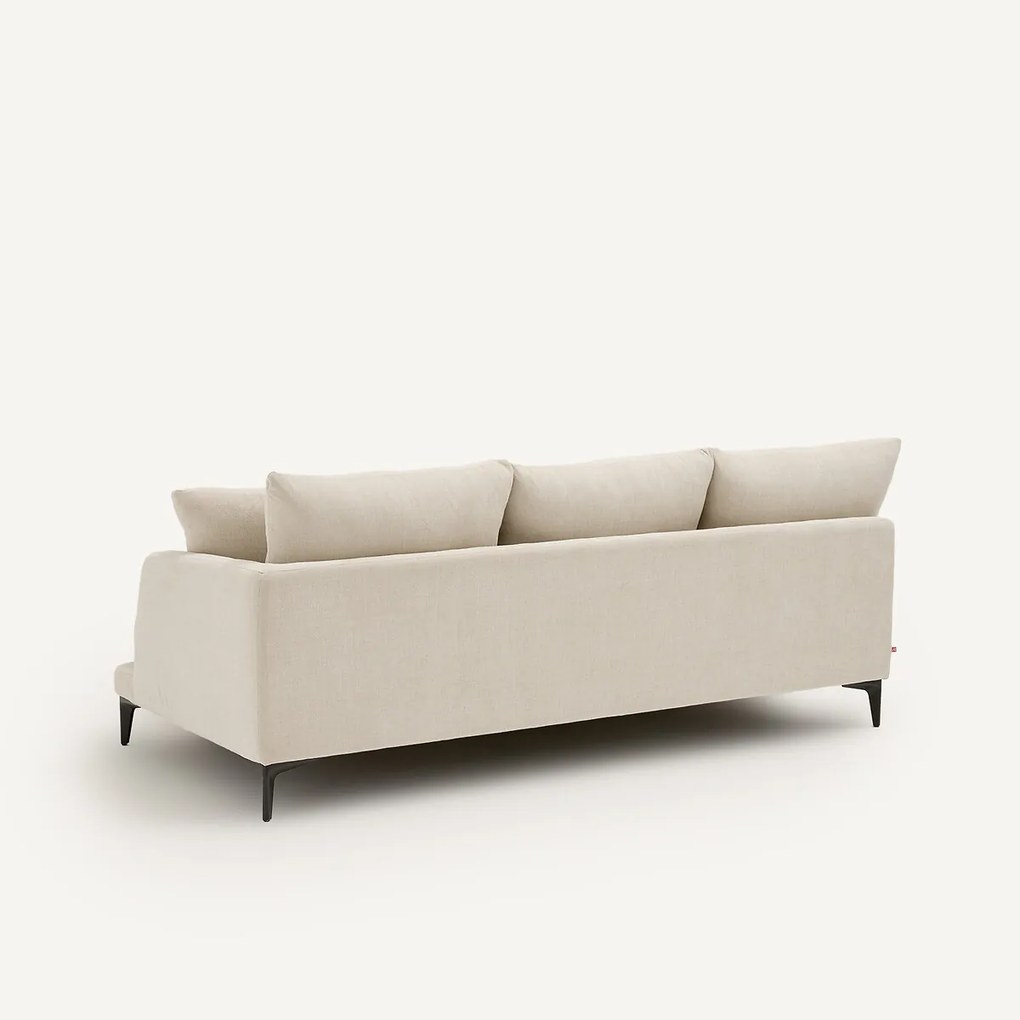3-zits halve bank van gevlochten polyester, MODERNISTE, ontwerp Emmanuel Gallina