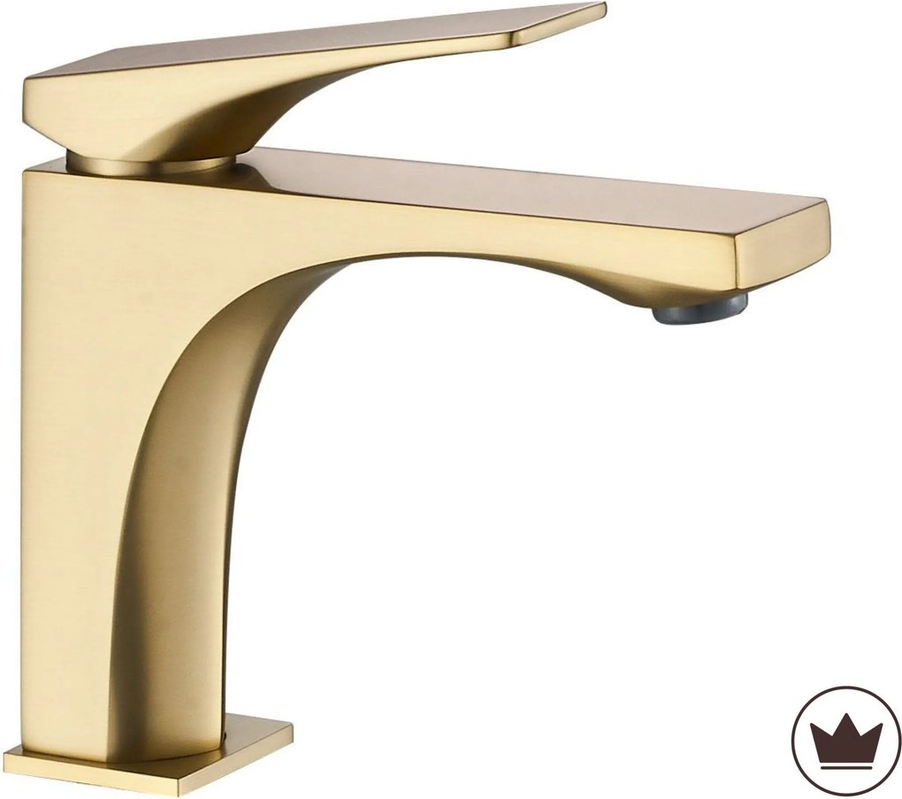 Wastafelkraan PREMIUM Rea Joe Brush Gold low