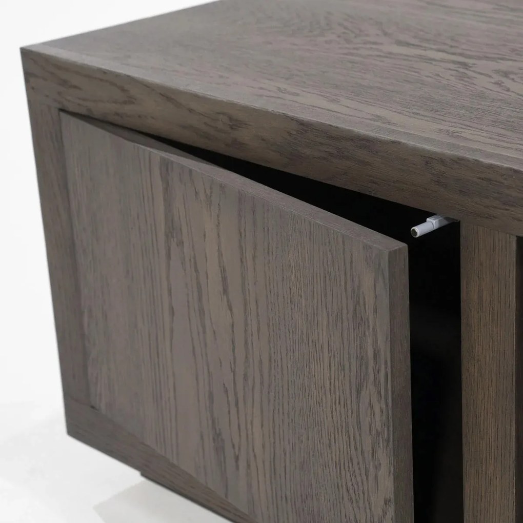 Bruin Tv-meubel Eiken 160 Cm - 160x42x45cm.