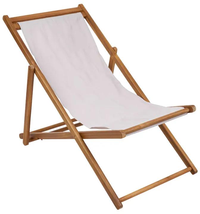 Strandstoel inklapbaar hout - 60x106x80 cm