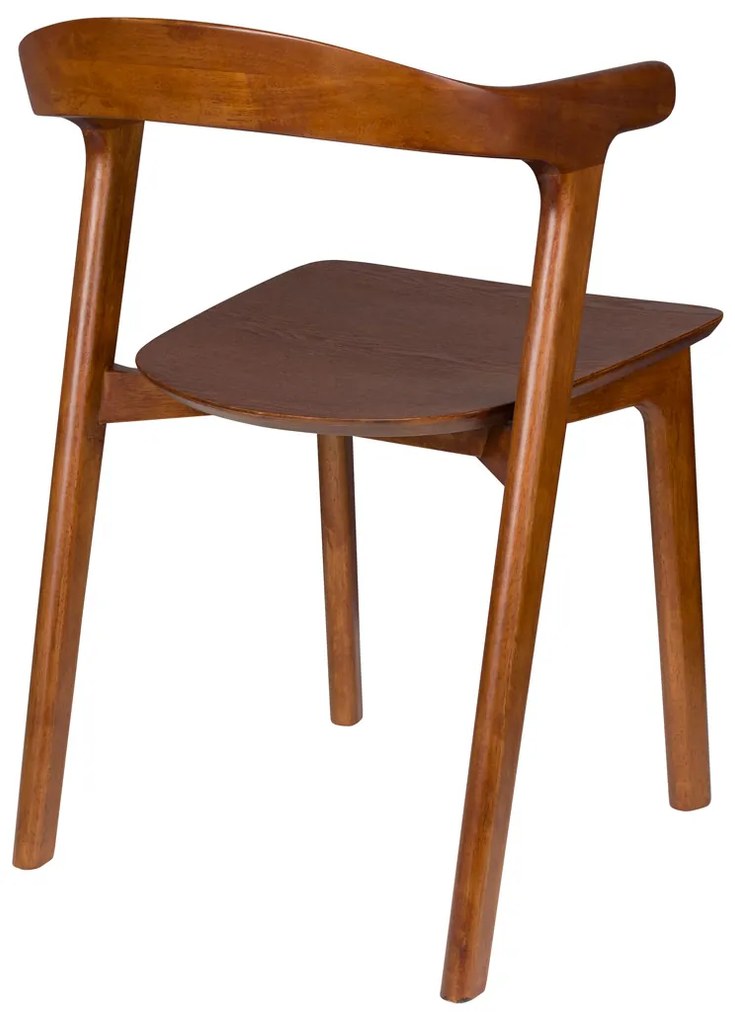 Zuiver Northwood Walnut Walnoot Eetkamerstoel Minimalistisch