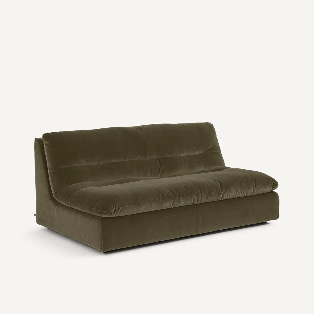 3-zits modulaire zetel in fluweel, GIULIANO