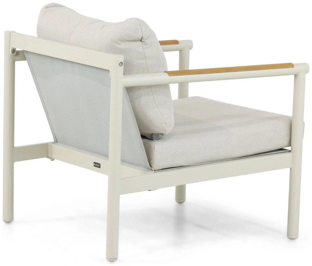 Stoel en Bank Loungeset 5 personen Aluminium Taupe  Lifestyle Garden Furniture Norte