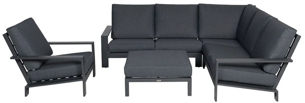 Garden Impressions Coba loungeset 5-delig donker grijs