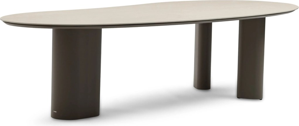 Dining Tuintafel Organische tuintafels 300 x 120 cm Zand/Beige Weave