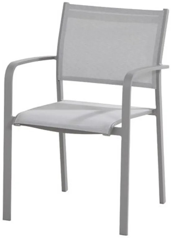 Tosca stoel stapelbaar - grijs