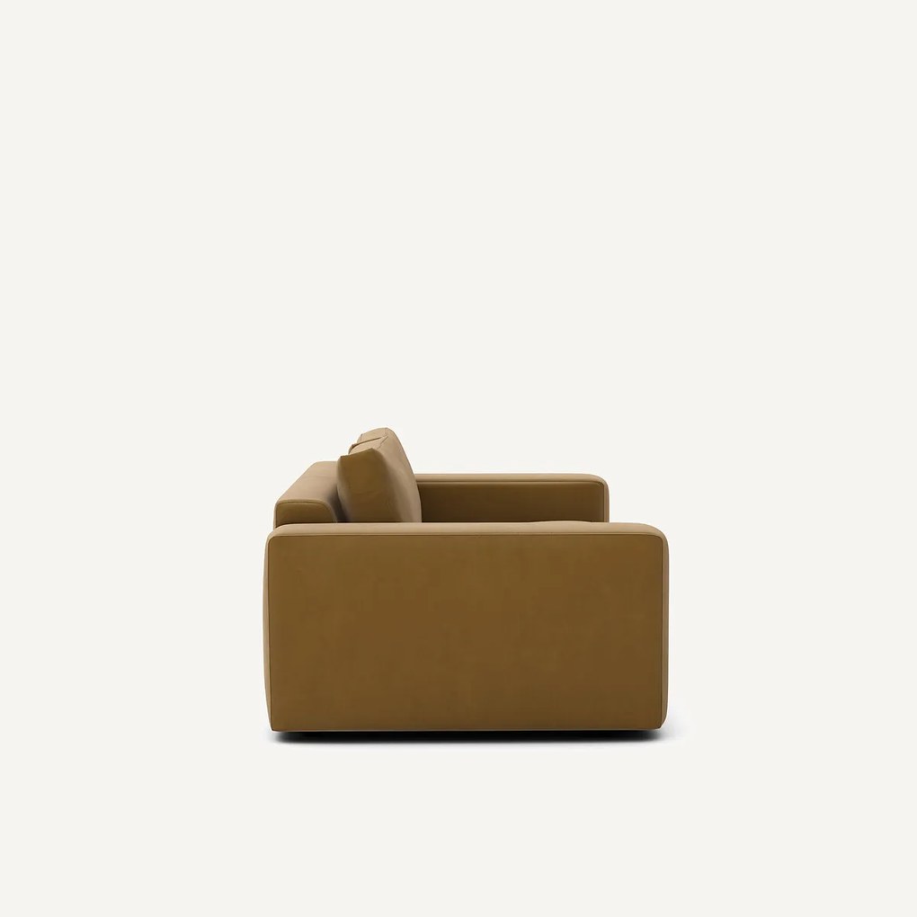 3-zits compacte zetel in linnen fluweel, SKANDER