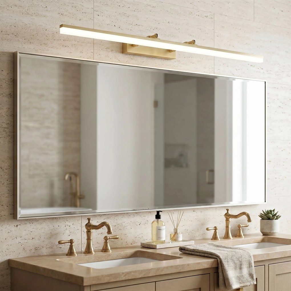 Badkamer LED-wandlamp  APP1877-1W 80cm BRUSH GOLD