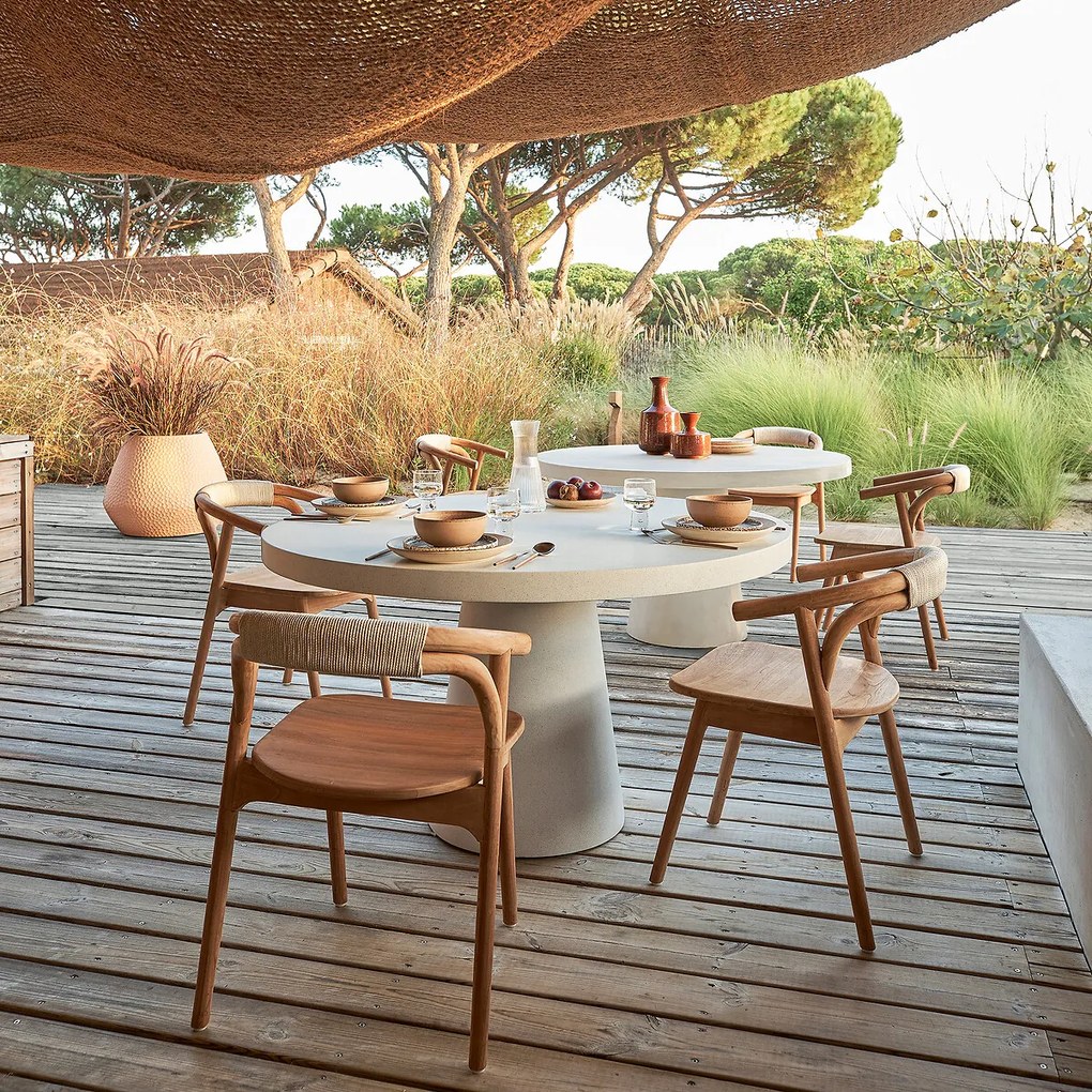 Tuinstoel, massief teak, Fermyo