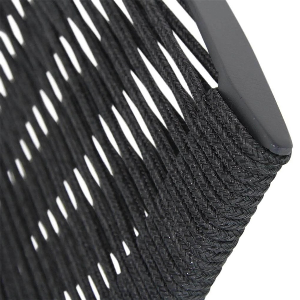 Tuinstoel stapelbaar Rope Grijs-antraciet Santika Annisa