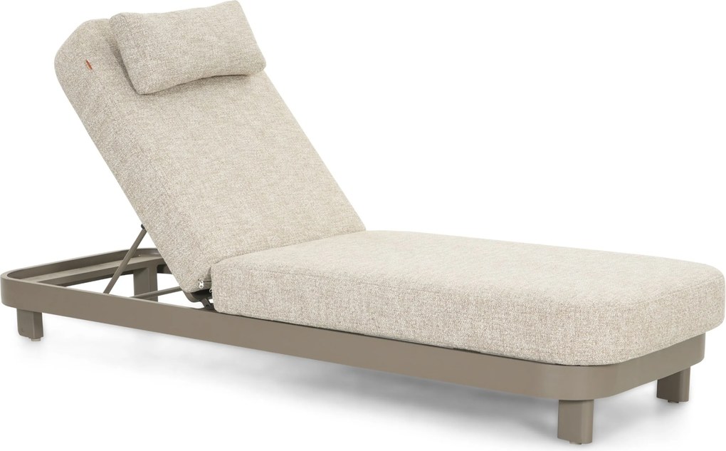 Santika Cayora Ligbed Aluminium Taupe