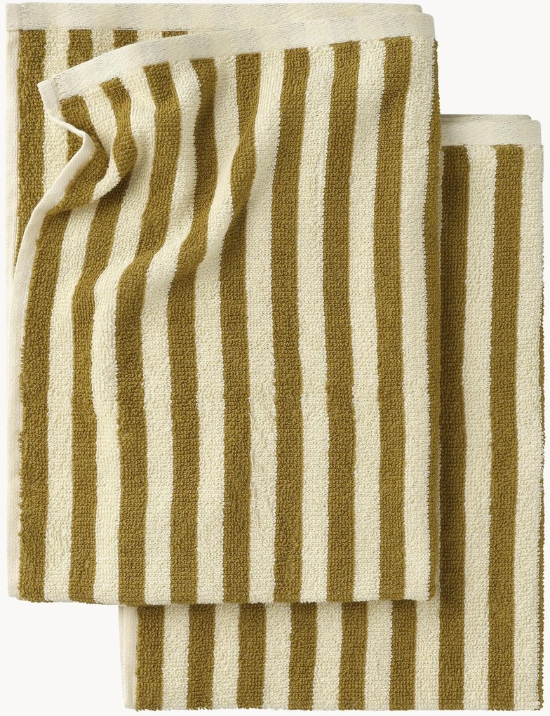 Katoenen badstof handdoekenset Saga, 2-delig