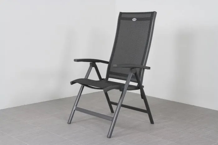 Hartman Salvatore/Kings 4-persoons verstelbare tuinset 180x100 cm. - Antraciet