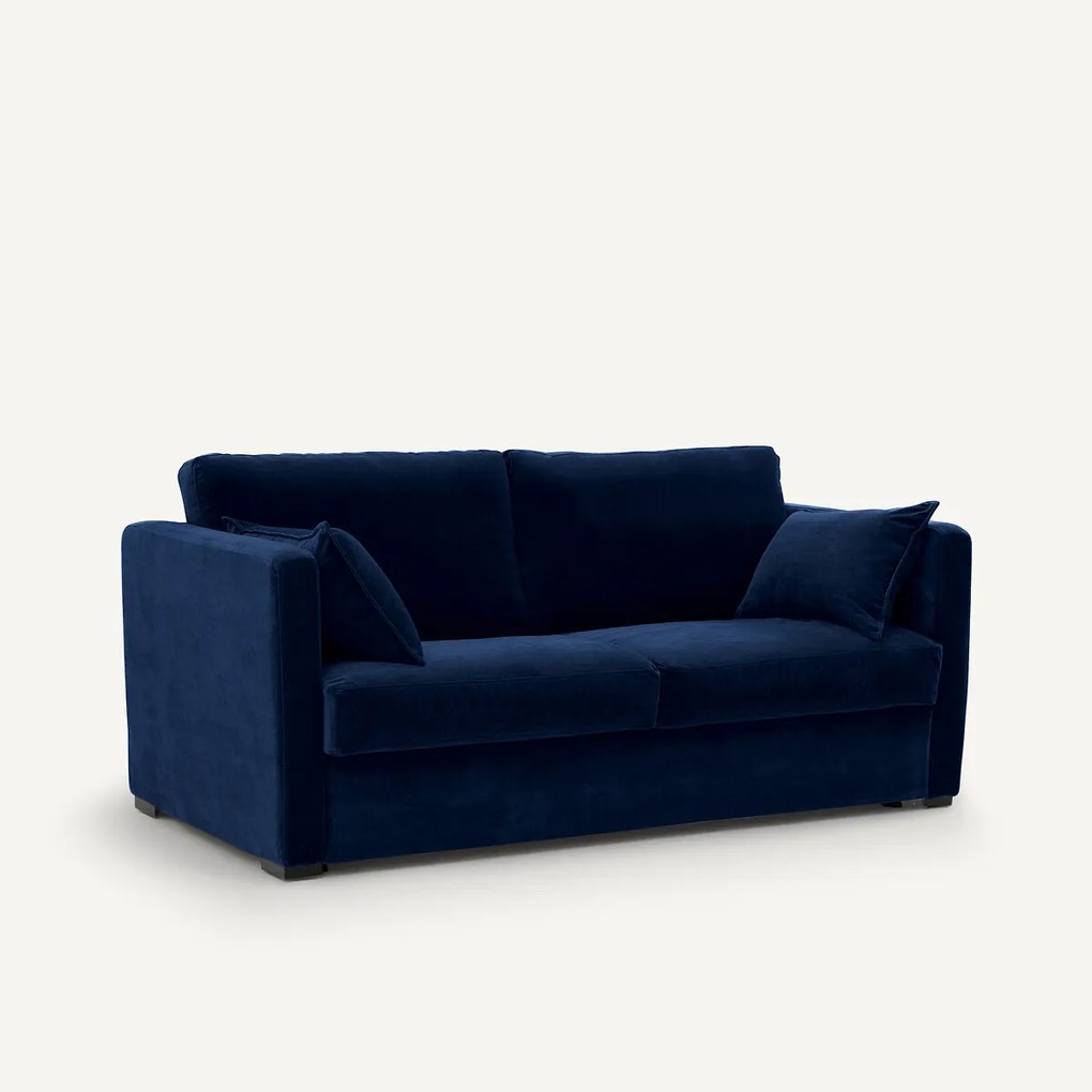 Sofa 3-er, cabrio, fluweel, NÉO KINKAJOU
