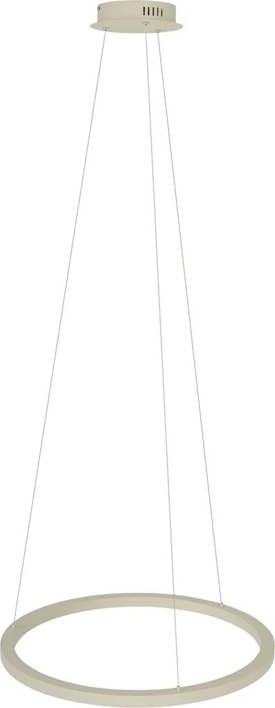 Design hanglamp beige 60cm incl. LED 3-staps dimbaar - Girello