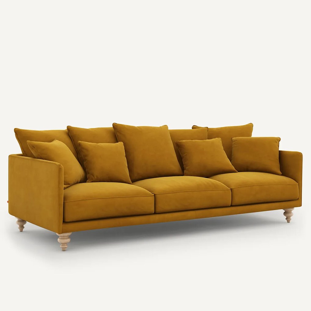 3-, 4- of 5-zits fluwelen bank, Lazare