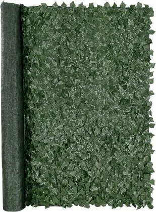 VEVOR Ivy Privacy Fence, 2440 x 1830 mm, Kunstmatig Privacy Scherm, Klimop Hek met Versterkte Verbinding, Kunsthagen met Wijnbladeren als Decoratie voor Tuin, Erf, Balkon of Terras