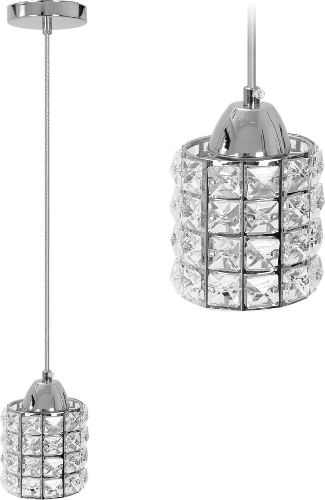 Kristalzilver Plafondlamp APP727-1CP