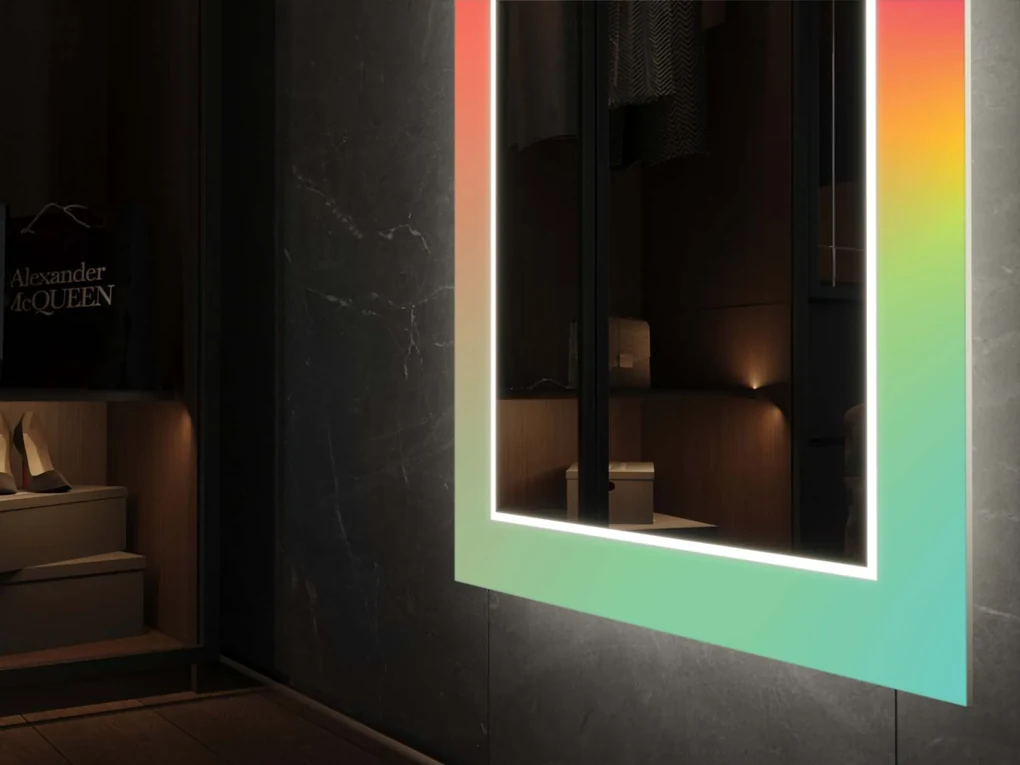 LED spiegel met decor D25