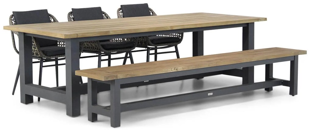 Lifestyle Dolphin/San Francisco 260 cm dining tuinset 5-delig
