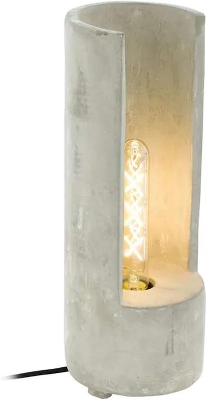 EGLO tafellamp Lynton 37 cm - betonkleur - Leen Bakker