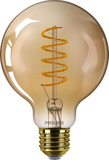 Philips E27 LED Globelamp G93 4-25W Goud Dimbaar Extra Warm Wit