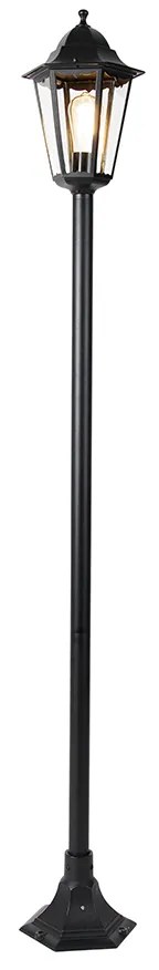 Smart staande buitenlamp met dimmer zwart 170 cm incl. Wifi ST64 - New Orleans Landelijk / Rustiek E27 IP44 Buitenverlichting