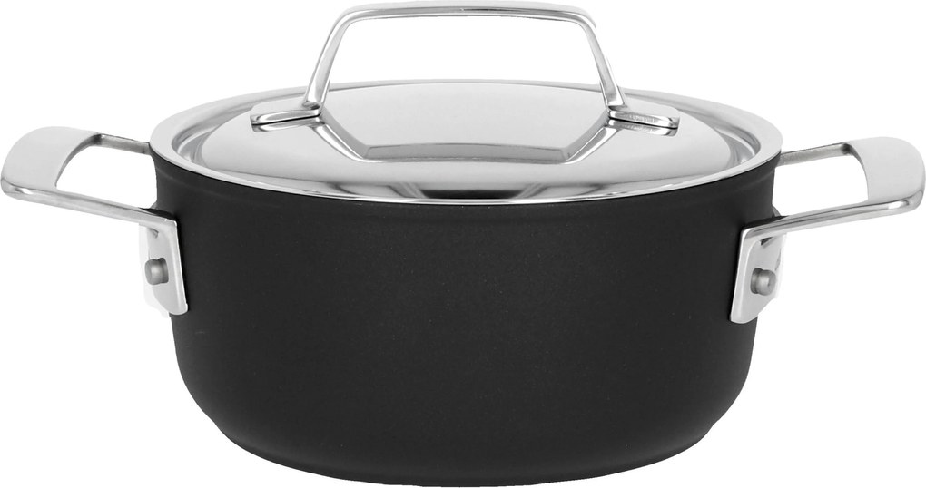 Demeyere Alu Pro 5 Kookpan met deksel Duraslide Titanium 16 cm / 1,4 l - Alu Pro 5 - Demeyere