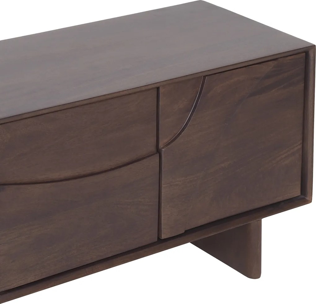 TV Meubel Met Organisch Patroon - 160x40x55cm.