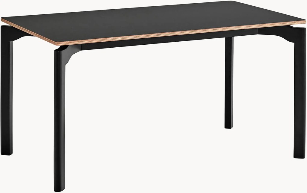 Eettafel Nicola met rubberhouten poten