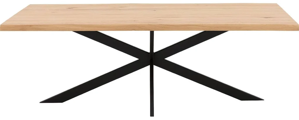 Goossens Eettafel Blade, Boomstamblad 200 x 100 cm 5 cm dik