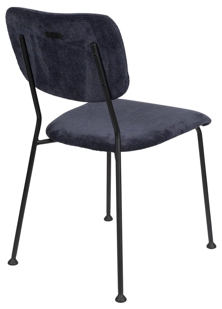 Zuiver Benson Design Eetkamerstoel Donkerblauw