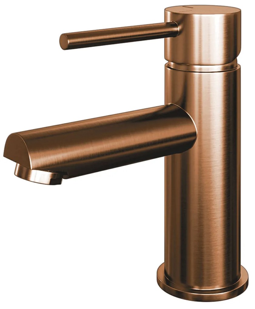 Brauer Copper Edition ColdStart wastafelkraan energy-saving model A koper geborsteld PVD