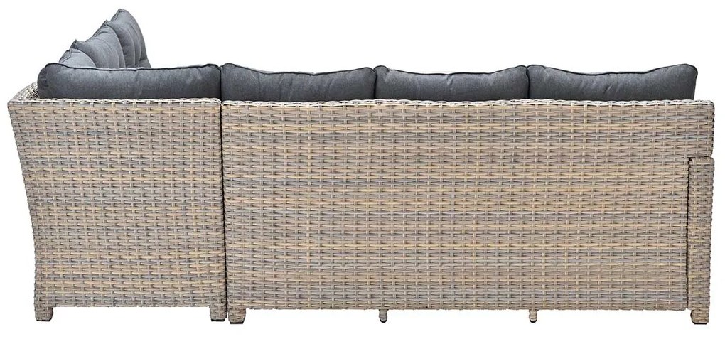 Garden Impressions Alaska lounge dining set 6-delig rechts - light teak vironwood