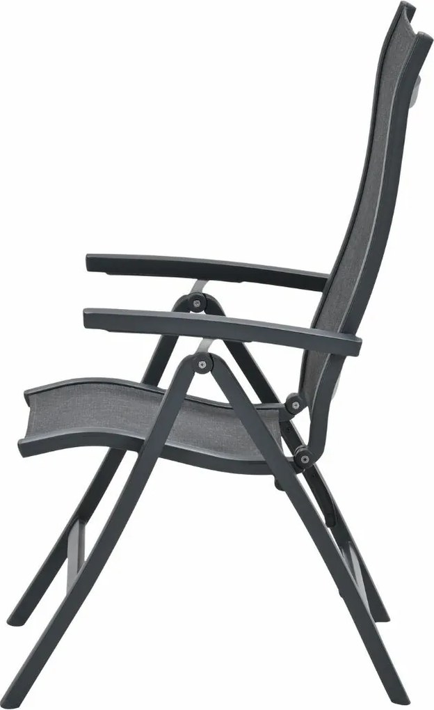 Garden Impressions Hilly tuinstoel verstelbaar - donker grijs