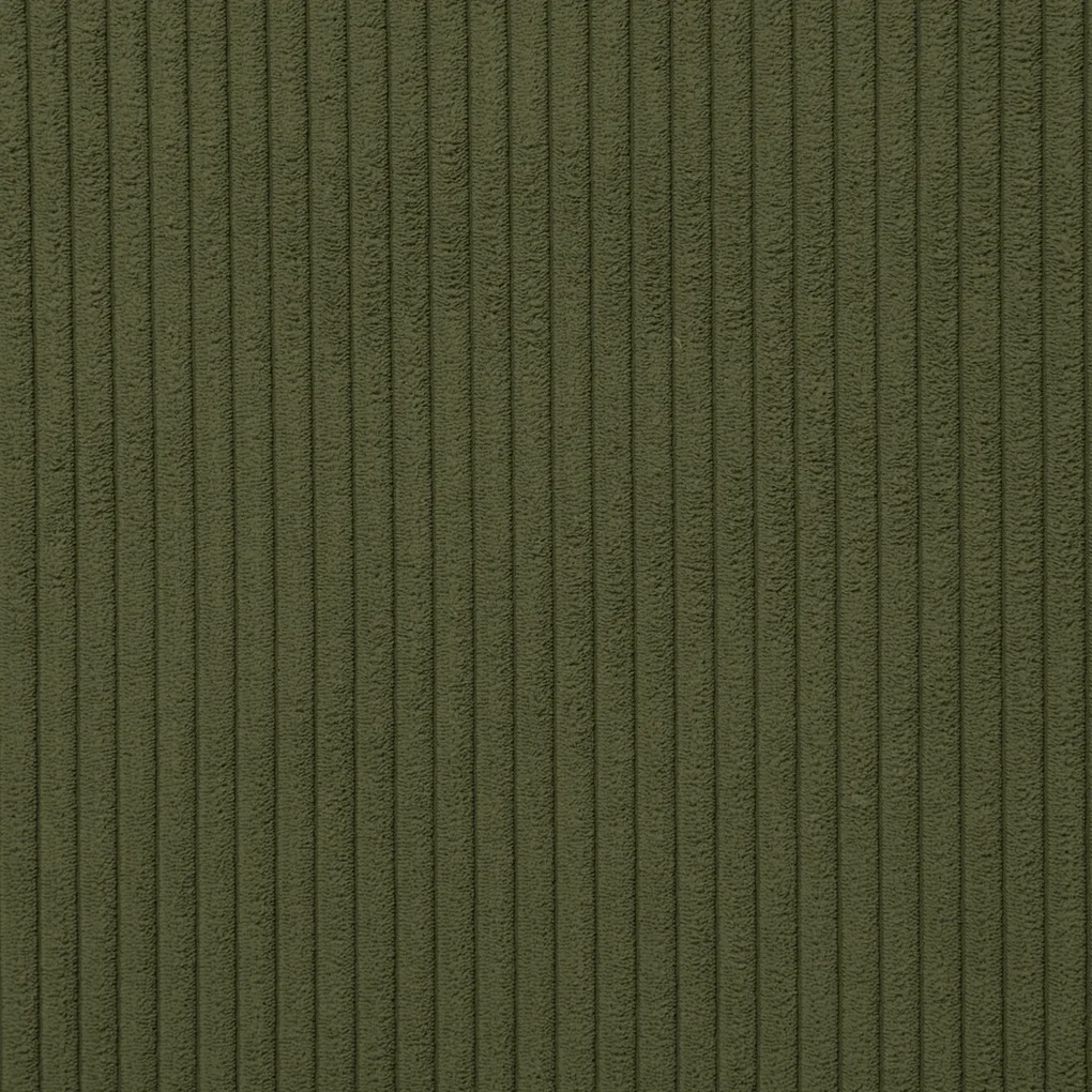 Kave Home Blok Moderne Hoekbank 300 Cm Ribstof Groen Chaise Longue Rechts