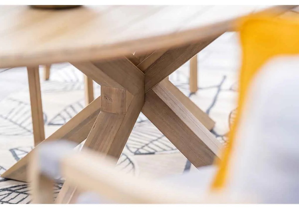 Garden Impressions Alora tuinset 7-delig - Tamako tuintafel ovaal 220x115 cm