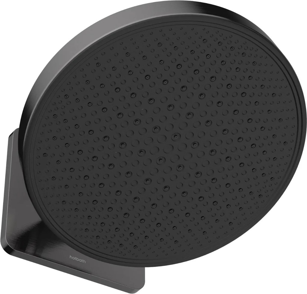 Hotbath Cobber M420 opbouw hoofddouche 30cm geborsteld gunmetal PVD