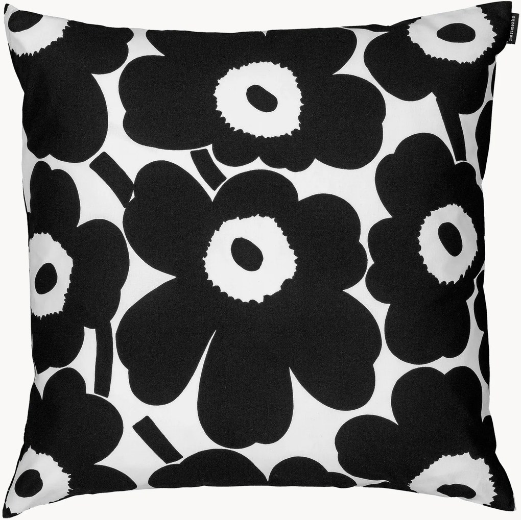Katoenen kussenhoes met bloemenprint Pieni Unikko