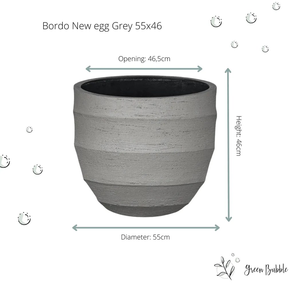 Pot Bordo New Egg Grey